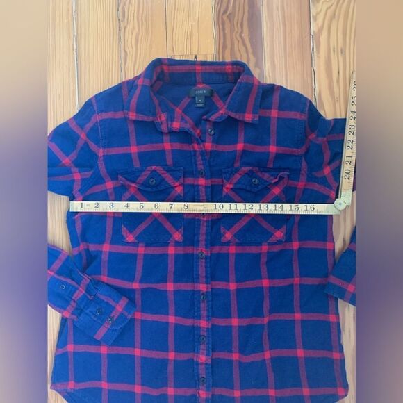J Crew Flannel Shirt - Picture 5 of 6